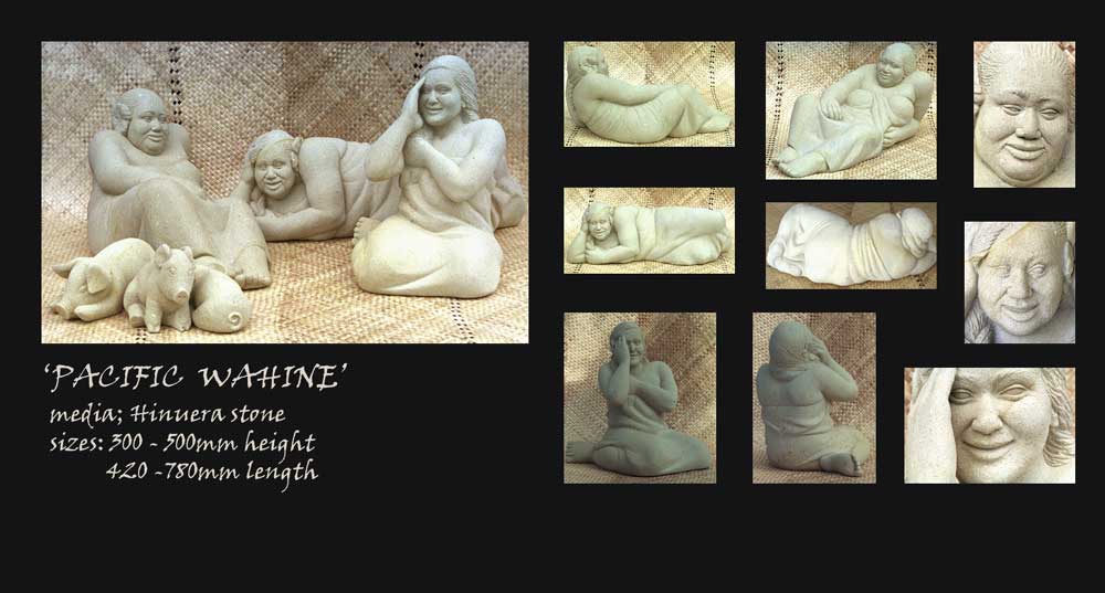 Nora's Sculpture: Pacific Wahine